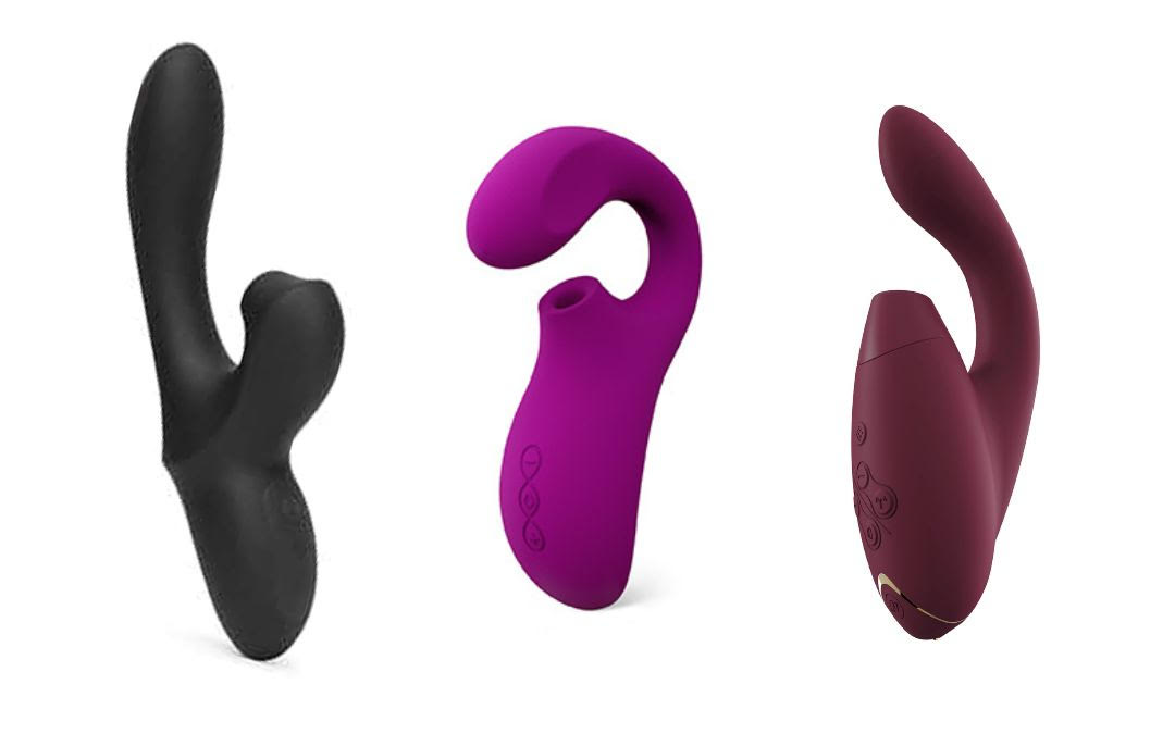 Dual Stimulator Sex Toy Review – Lovehoney Dual Embrace, LELO Enigma and Womanizer Duo